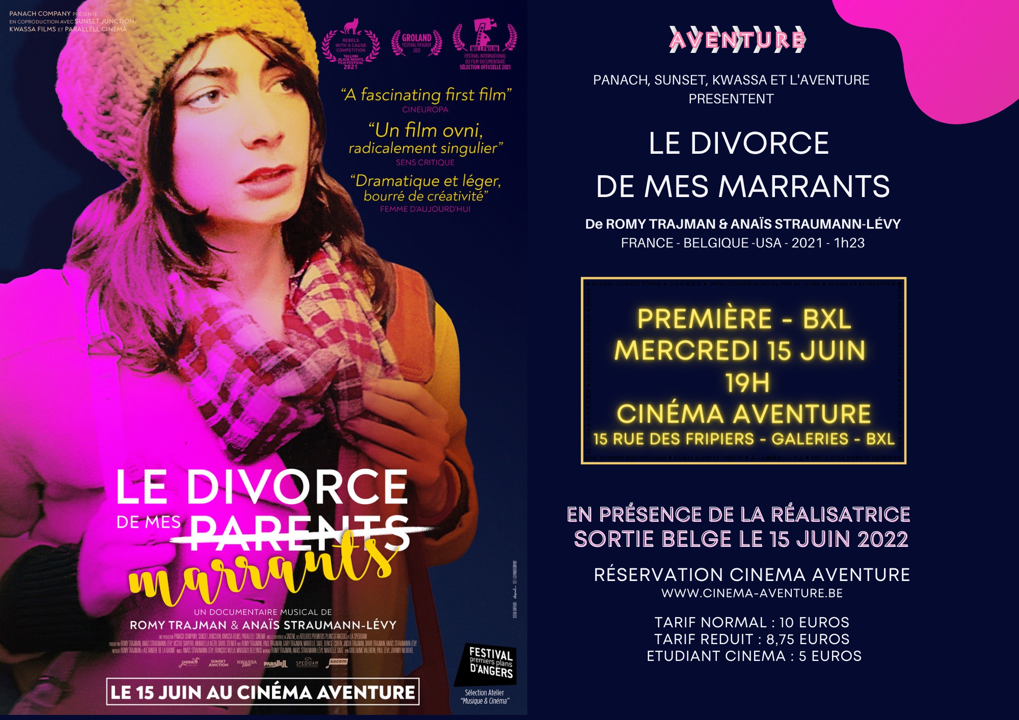 MY PARENTS' DIVORCE is released in theaters - Kwassa Films